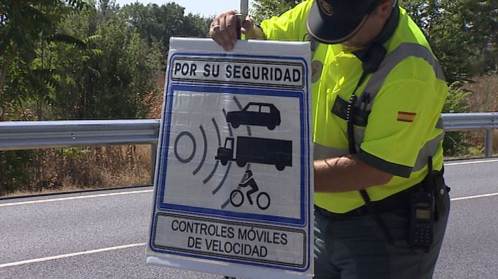 Telediario 1 - Campaña de la DGT para vigilar el exceso de velocidad