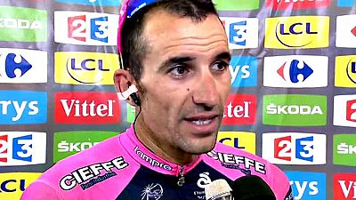 El espa�ol Rub�n Plaza logr� su primera victoria en el Tour de Francia como el hombre m�s r�pido de una larga escapada que culmin� en solitario en la meta de Gap, por delante del eslovaco Peter Sagan y del colombiano Jerlinson Pantano.