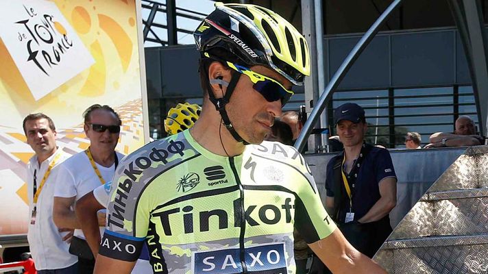 Telediario 1 - Contador:"No me conformo con el podio, siempre quiero ganar"