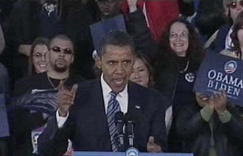 Barack Obama interrumpe hoy su campaña electoral para visitar a su abuela enferma