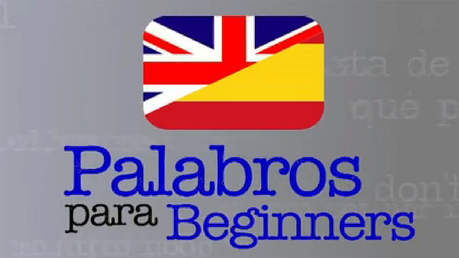 Palabros para beginners