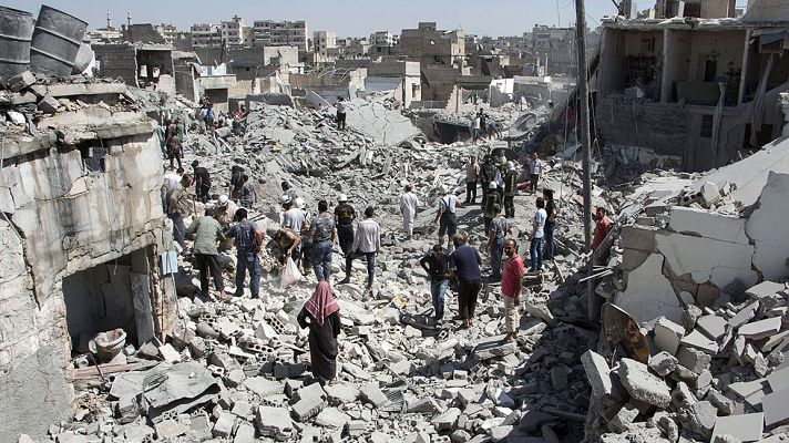 Telediario 1 - Antonio Pampliega, Ángel Sastre y José Manuel López, tres periodistas experimentados en zonas de conflicto