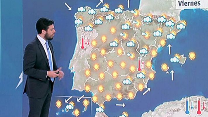El tiempo - Temperaturas  sin cambios y cielos despejados