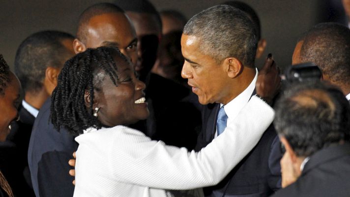 Telediario 1 - Kenia recibe a Barack Obama