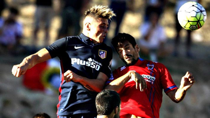 Telediario 1 - El Atlético de Madrid se impone al Numancia en primer partido pretemporada