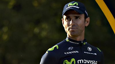 Alejandro Valverde (Movistar) se�al� que el tercer puesto en el podio supon�a "una gran satisfacci�n y una recompensa a muchos a�os de sacrificio".