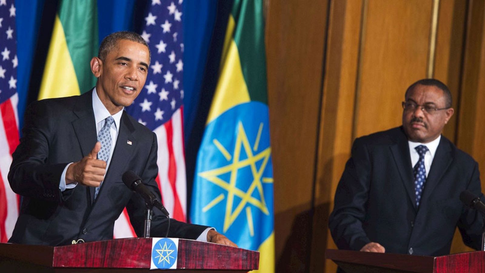 Obama llega a Etiopía, primera visita de un presidente norteamericano al país