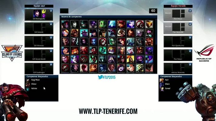 Ciencia y tecnología en Rtve.es - 1ª Semifinal de League of Legends - Underdoges vs Pain Gamin