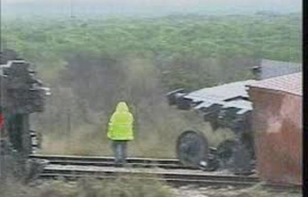  - Mercancías descarrilado