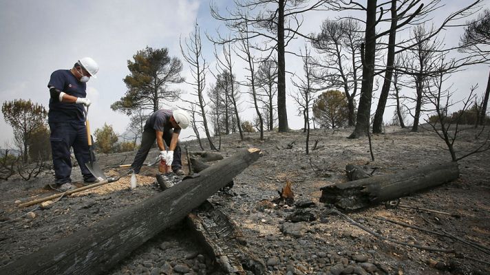 Informativo 24h - El incendio de Òdena está casi estabilizado y ya no avanza