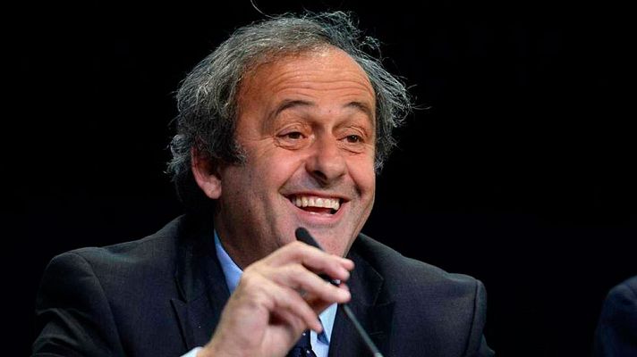 Telediario 1 - Platini, nuevo candidato a la presidencia de la FIFA