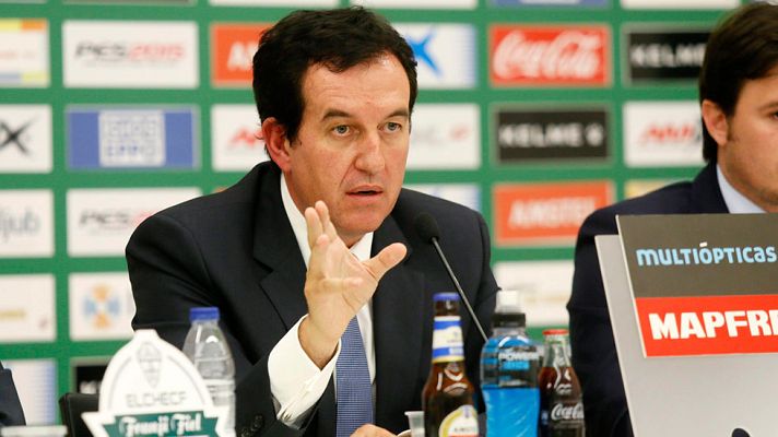 Telediario 1 - Dimite el hasta ahora presidente del Elche, Juan Anguix