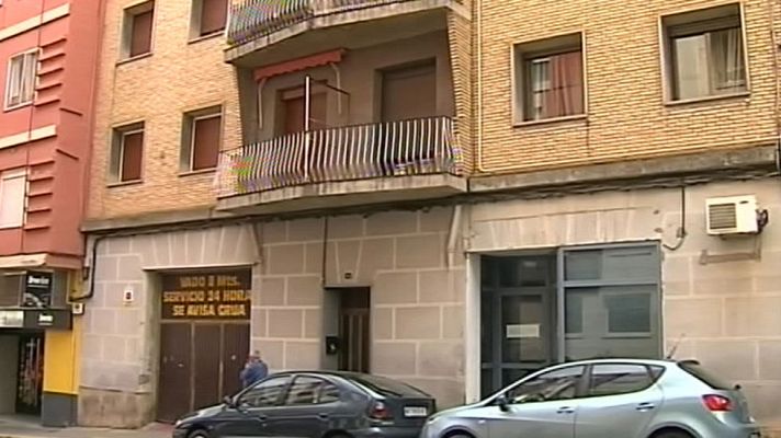 Telediario 1 - Detenida en Huesca por matar presuntamente a su pareja