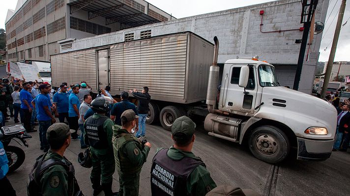 Telediario 1 - Venezuela expropia la planta de una empresa de alimentos