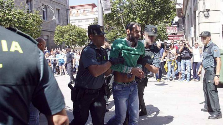 Telediario 1 - Prisión sin fianza para el presunto asesino de sus hijas