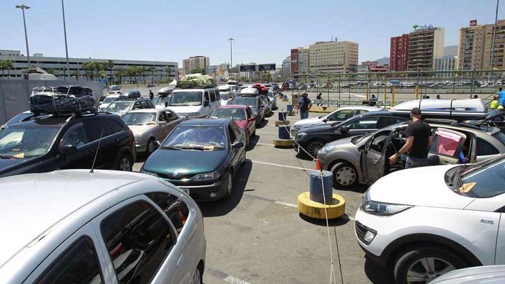 Telediario 1 - Fin de semana intenso en el Paso del Estrecho