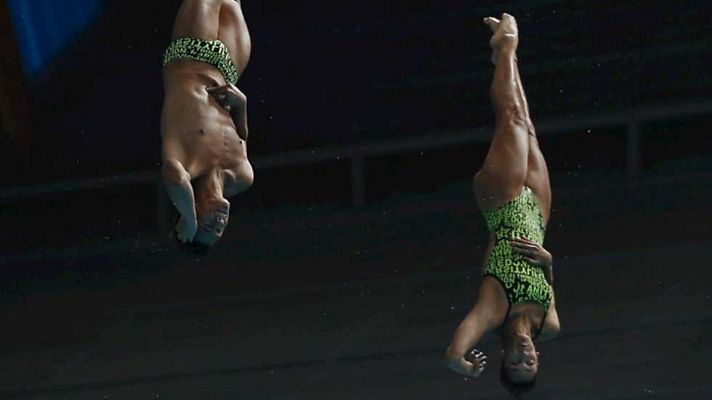  - Saltos. Final 3 metros Sincronizados mixtos