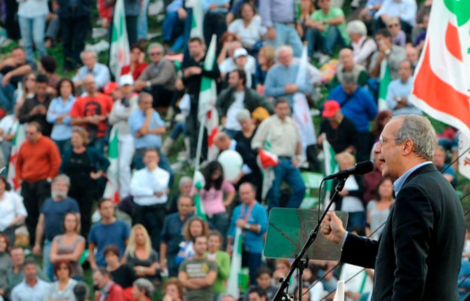 Manifestación en Italia contra Berlusconi
