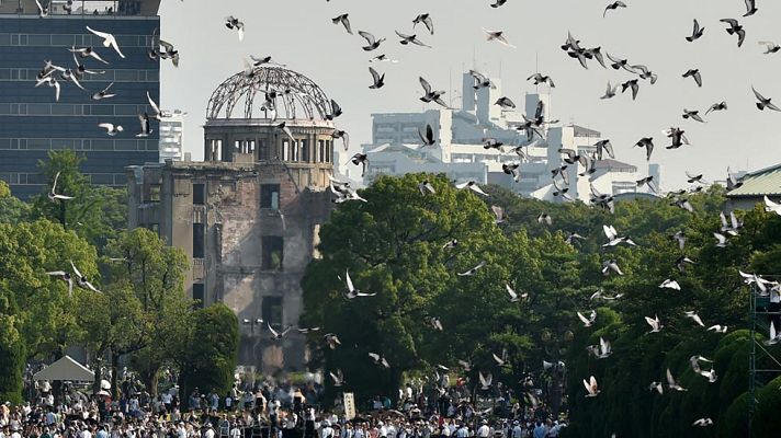 Telediario 1 - Japón conmemora el 70º aniversario de Hiroshima