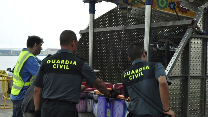 Telediario 1 - Detenidos 26 inmigrantes en la "Operación Fin de Feria"