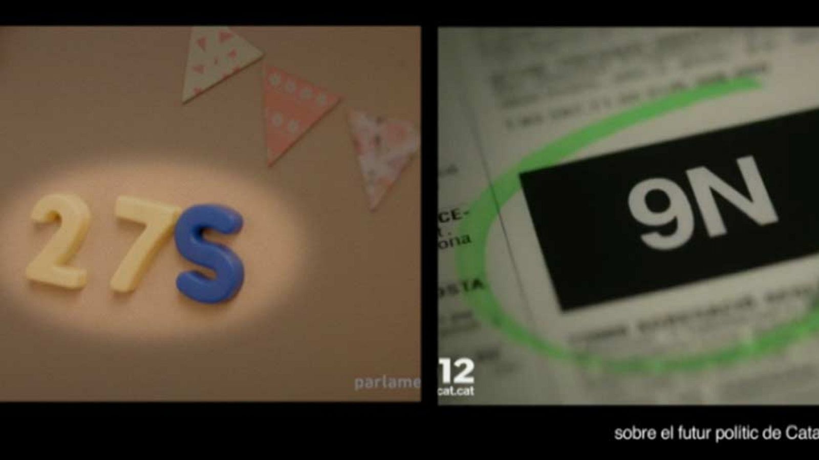 El vídeo de campaña de la Generalitat para el 27-S, prácticamente idéntico al del 9-N