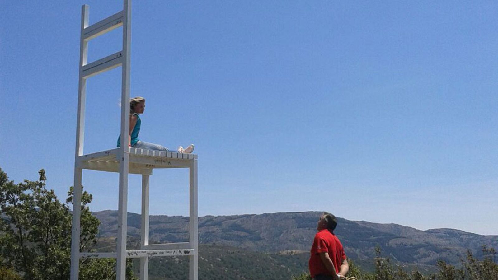 ¡Una silla con vistas!