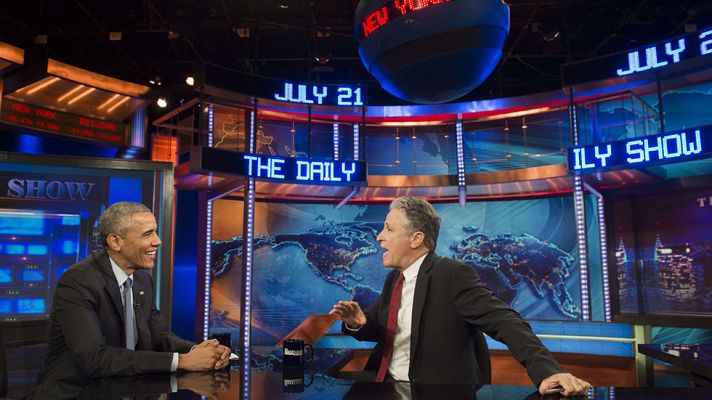 Telediario 1 - Jon Stewart se despide tras 16 años al frente de su programa de entrevistas