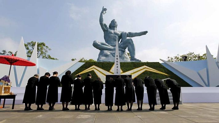 Telediario 1 - Se cumplen 70 años del lanzamiento de la bomba atómica sobre Nagasaki