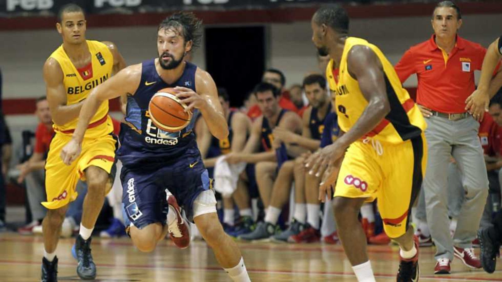 Baloncesto - Gira Ñ. Preparación Campeonato de Europa Masculino: España-Bélgica - ver ahora