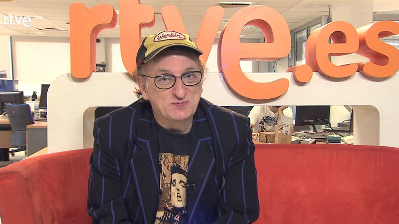 Javier Gurruchaga visita RTVE.es