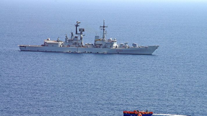 Telediario 1 - En los siete primeros meses del año han llegado a la Unión Europea 290.000 inmigrantes irregulares