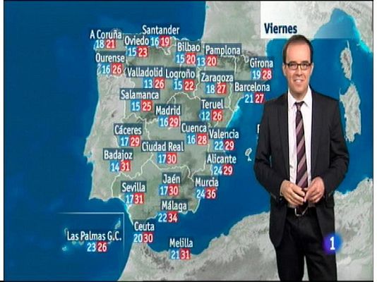Panorama Regional - El tiempo en Asturias - 13/08/15