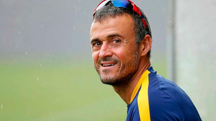 Telediario 1 - Luis Enrique no desvela si Pedro será titular en la Supercopa de España