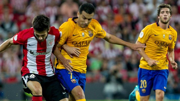 Telediario 1 - Las rotaciones pasaron factura al Barcelona