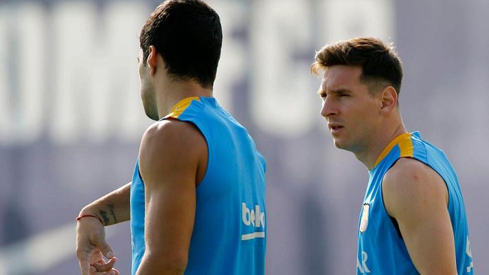 Telediario 1 - El Barça cree en la remontada en el Camp Nou