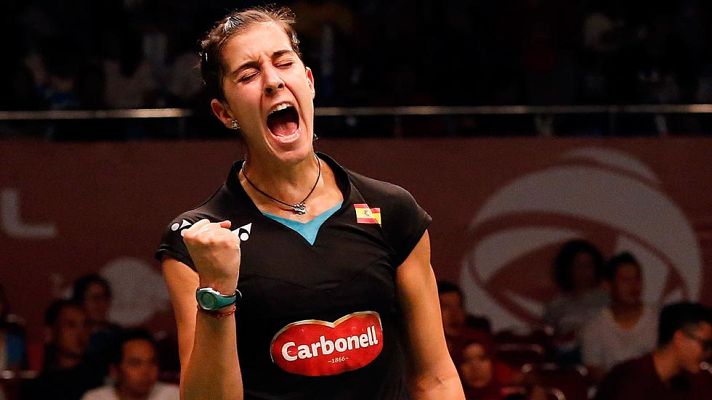 Telediario 1 - Carolina Marín apabulla a Sung para alcanzar la final