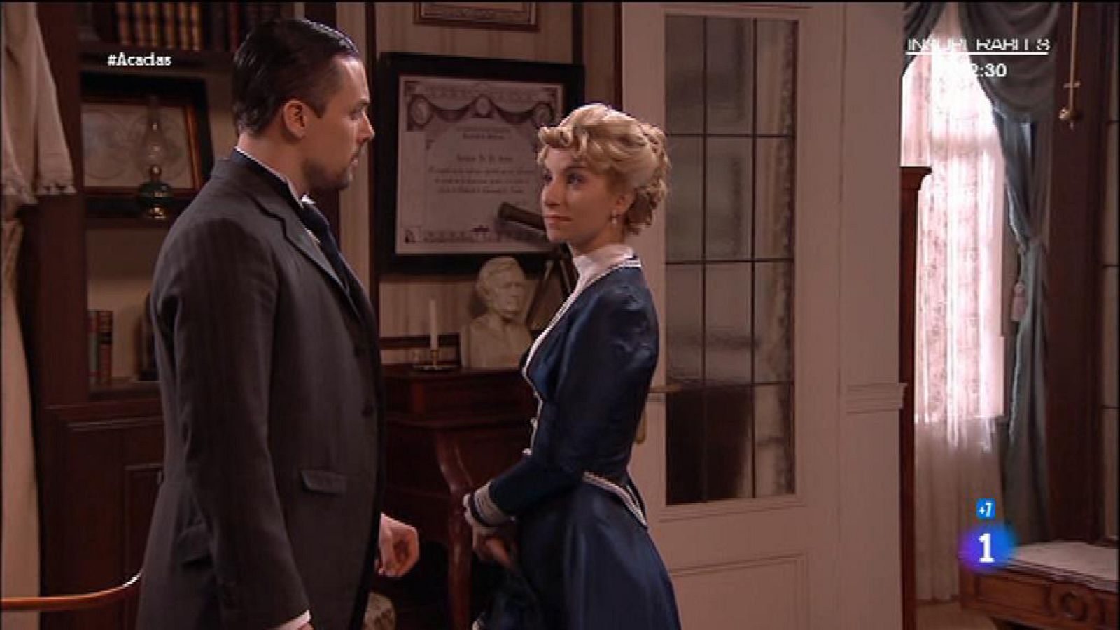 'Acacias 38' - Cayetana sabe que Justo está casado con Manuela