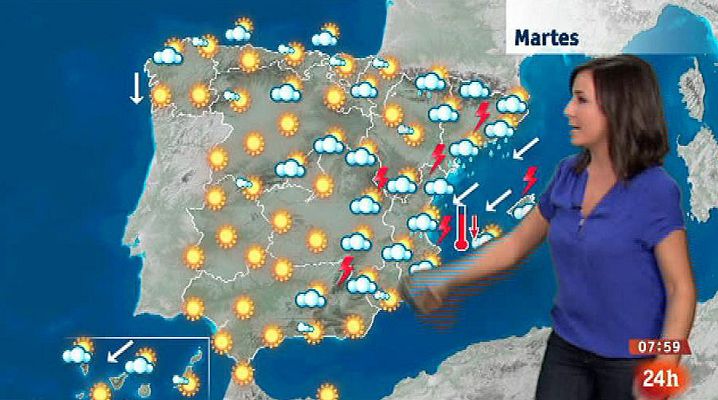 El tiempo - Tormentas en Cataluña