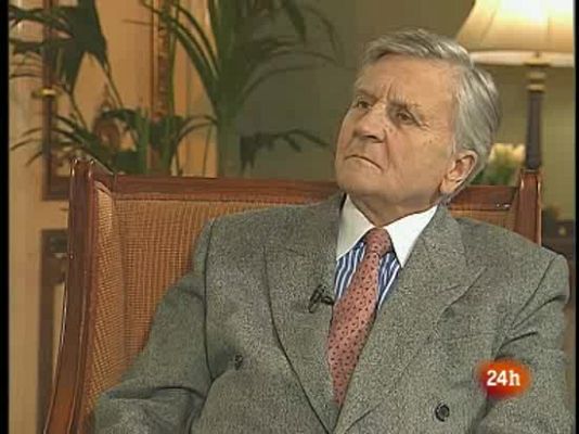 La noche en 24h - Trichet, entrevistado en TVE