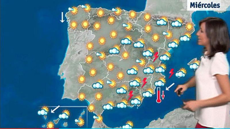 Suben las temperaturas en el norte y siguen las tormentas en el sureste