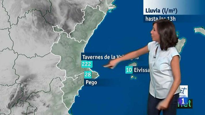 L'informatiu - Comunitat Valenciana - El tiempo en la Comunidad Valenciana - 19/08/15