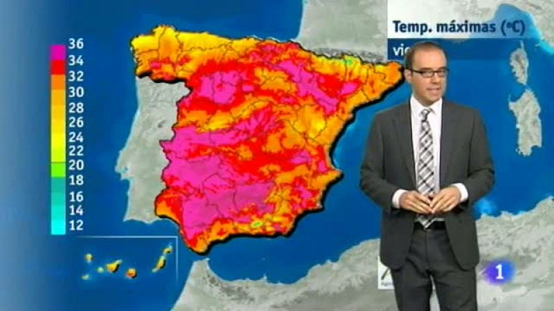 El tiempo en Extremadura - 21/08/15