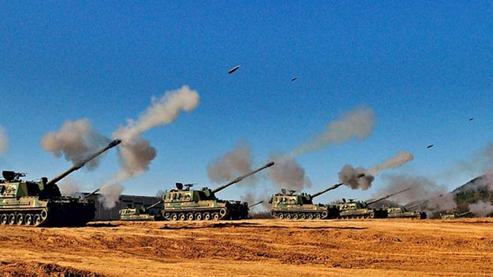 Telediario 1 - Aumento de la tensión entre las dos coreas