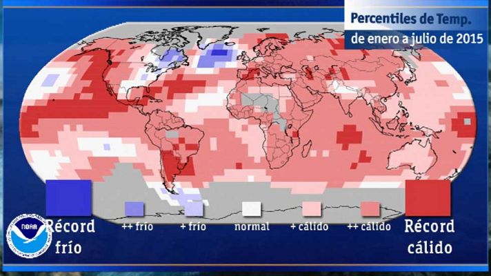 Telediario 1 - Julio fue el mes más cálido desde 1880