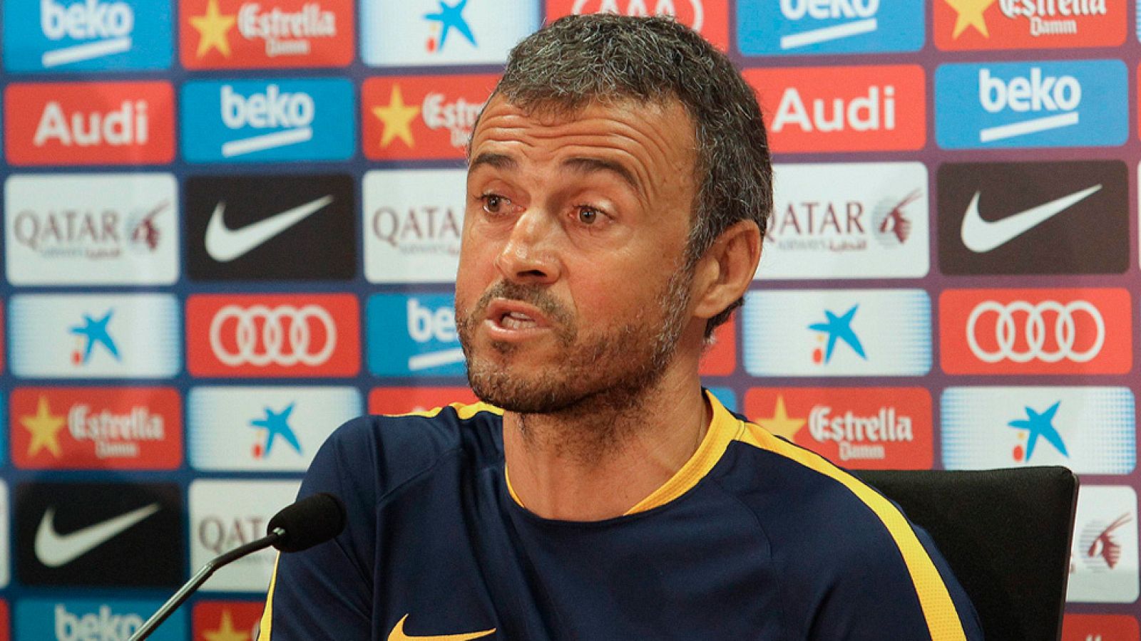 El entrenador del Barcelona, Luis Enrique Martínez, está convencido de que el debut liguero de este domingo ante el Athletic Club, en San Mamés, no tendrá nada que ver con los dos partidos de la Supercopa de España, pues las circunstancias que rodean