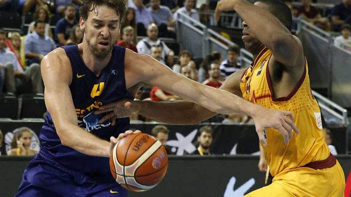 Baloncesto en RTVE - Gira Ñ. Preparación Cto. de Europa Masculino: España - Maced