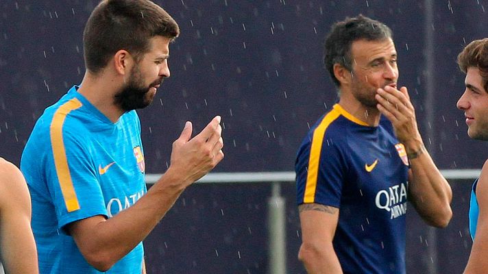 Telediario 1 - Piqué confía en la imparcialidad de los árbitros