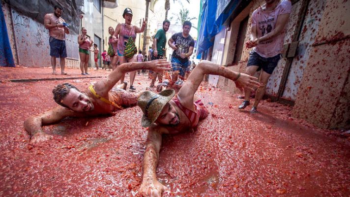 España Directo - La Tomatina, la gran batalla del tomate
