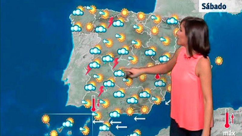 Altas temperaturas en centro, suroeste peninsular y valle del Ebro