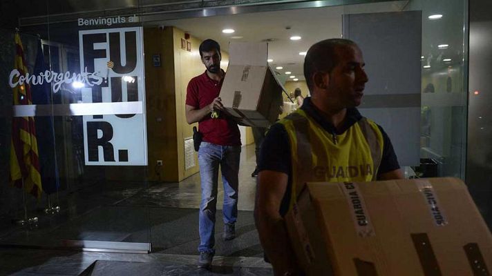 Telediario 1 - La investigación a CDC marca la precampaña de Artur Mas